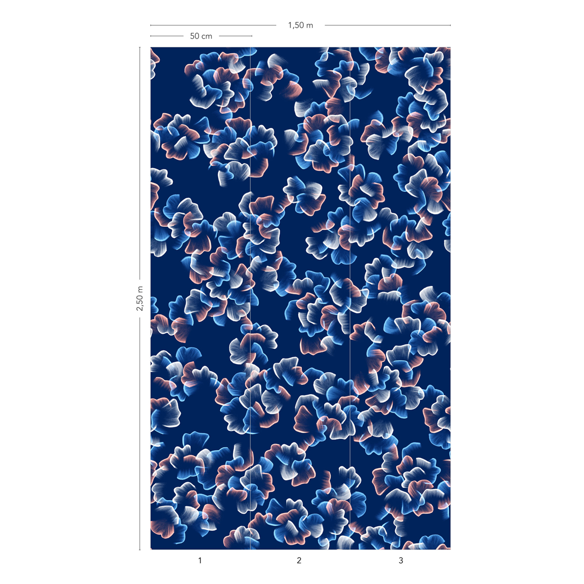 Papier peint panoramique Printemps - 3 lés 1/2/3 - Isidore Leroy