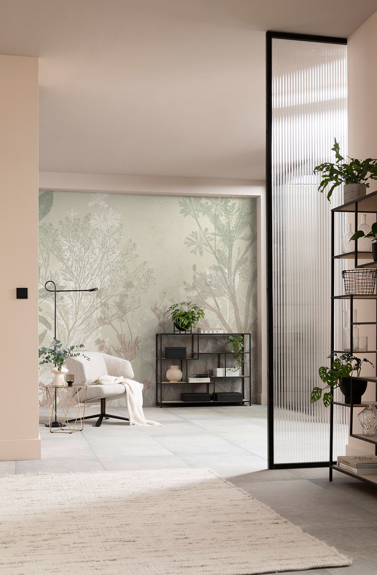 Papier peint panoramique Plante Healing Harvest vert - Papier Peint Komar Infinity 2