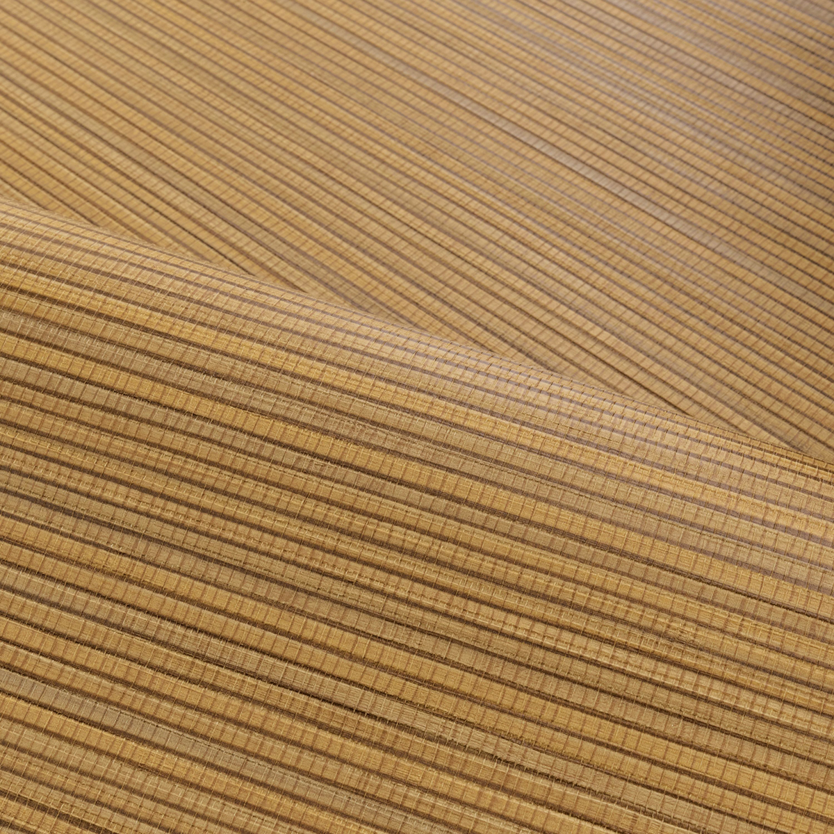 Papier peint Tissage Pandan ocre - Végétal de Casamance | Réf. CAS-75360814