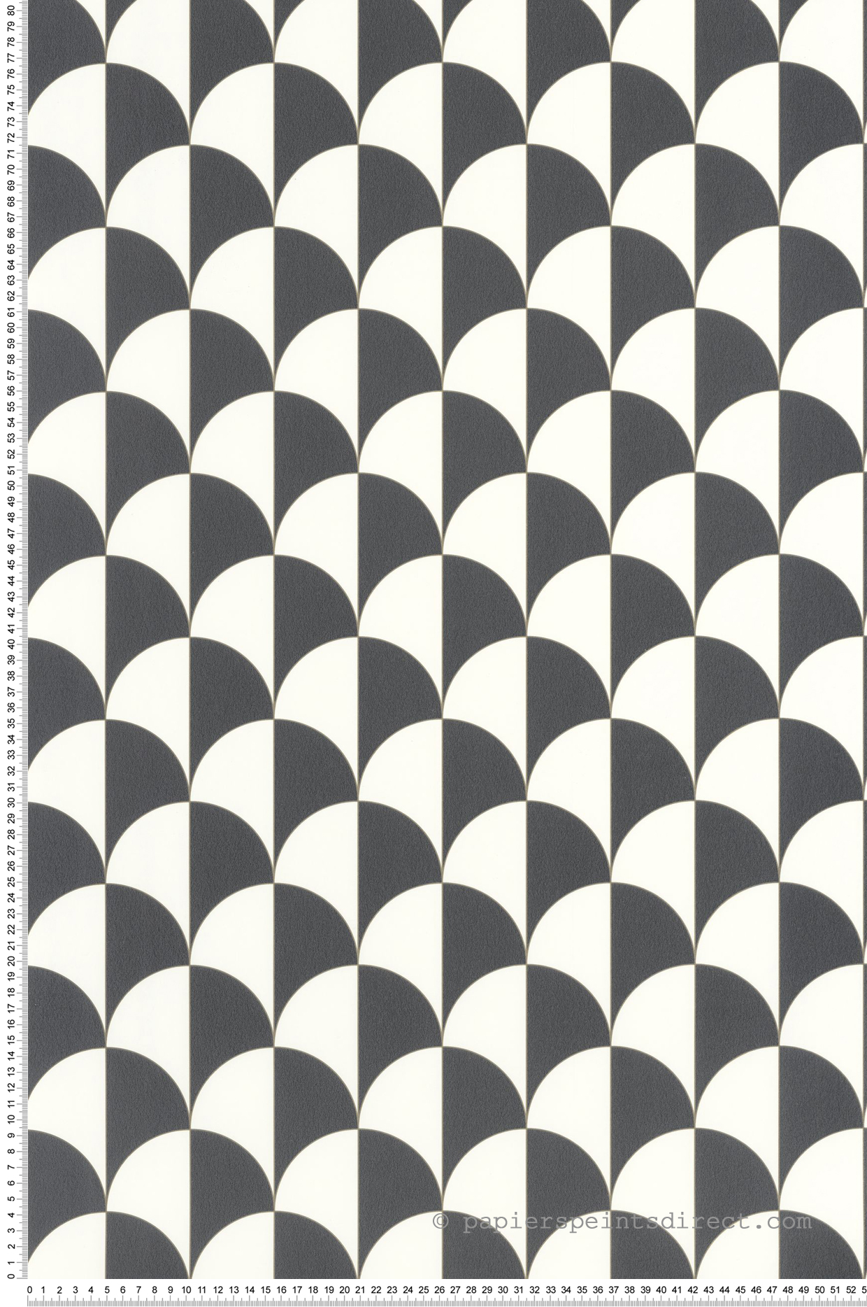 Papier peint Ecailles Sundown noir blanc - Moonlight 2 de Casélio AMB | Réf. MLGT104240926