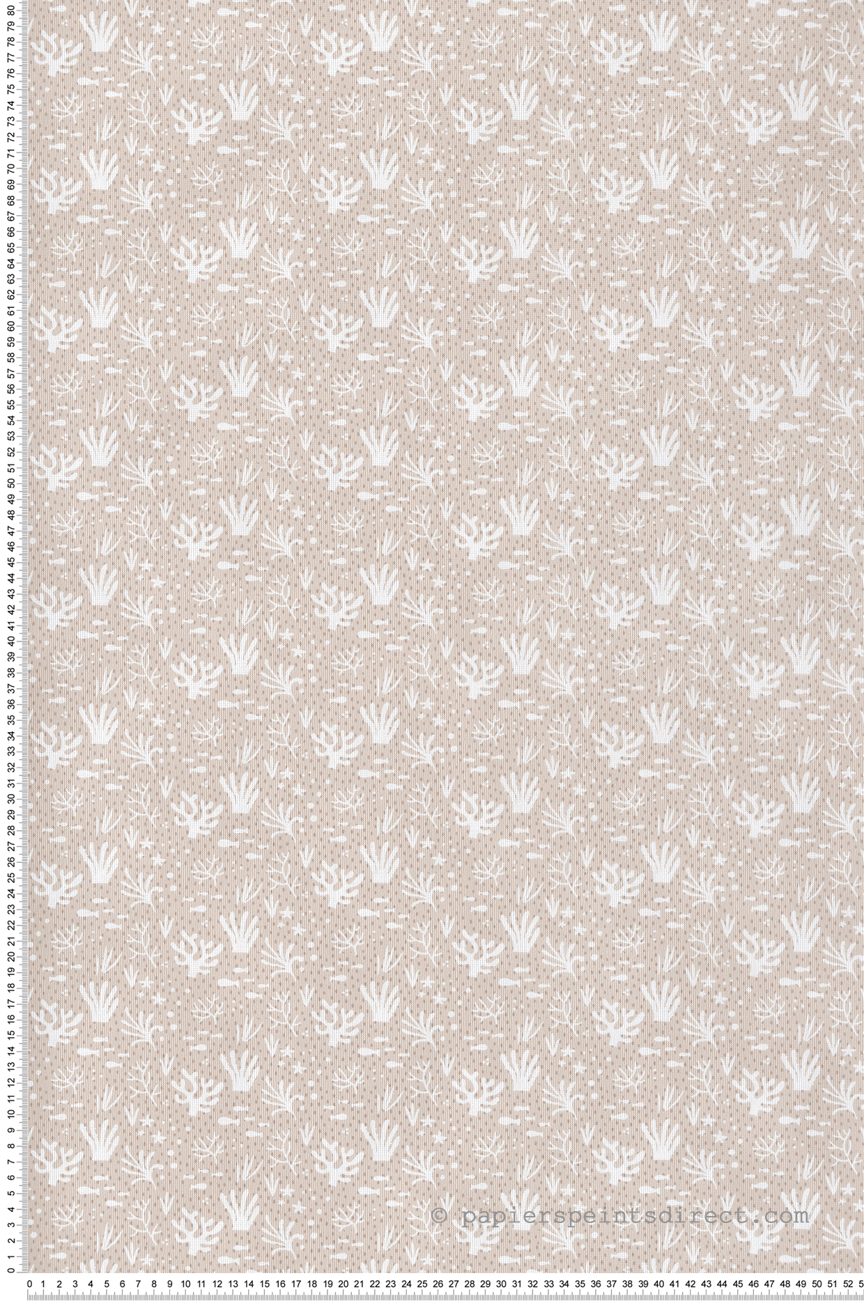 Papier peint Coraux beige blanc - Babyland 2 de Lutèce | Réf. LTC-14855