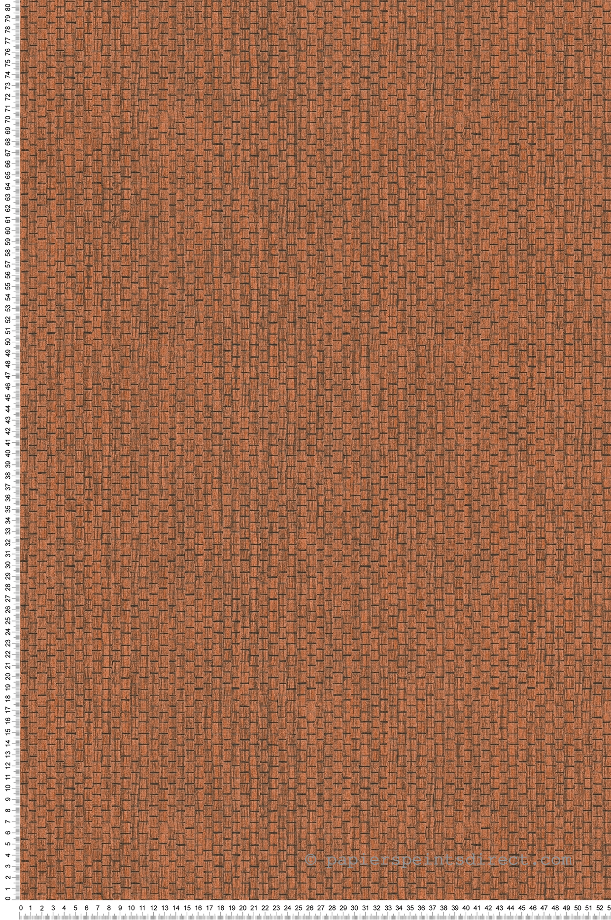 Papier peint Tissage Natté rouge et noir - Hygge d'A.S. Création | Réf. SP15751