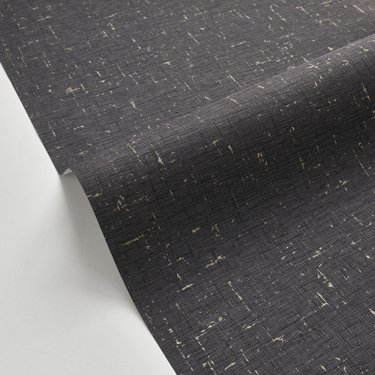 Papier peint Uni Gaze Coton Métal noir doré - Moonlight 2 de Casélio AMB | Réf. MLGT103779265