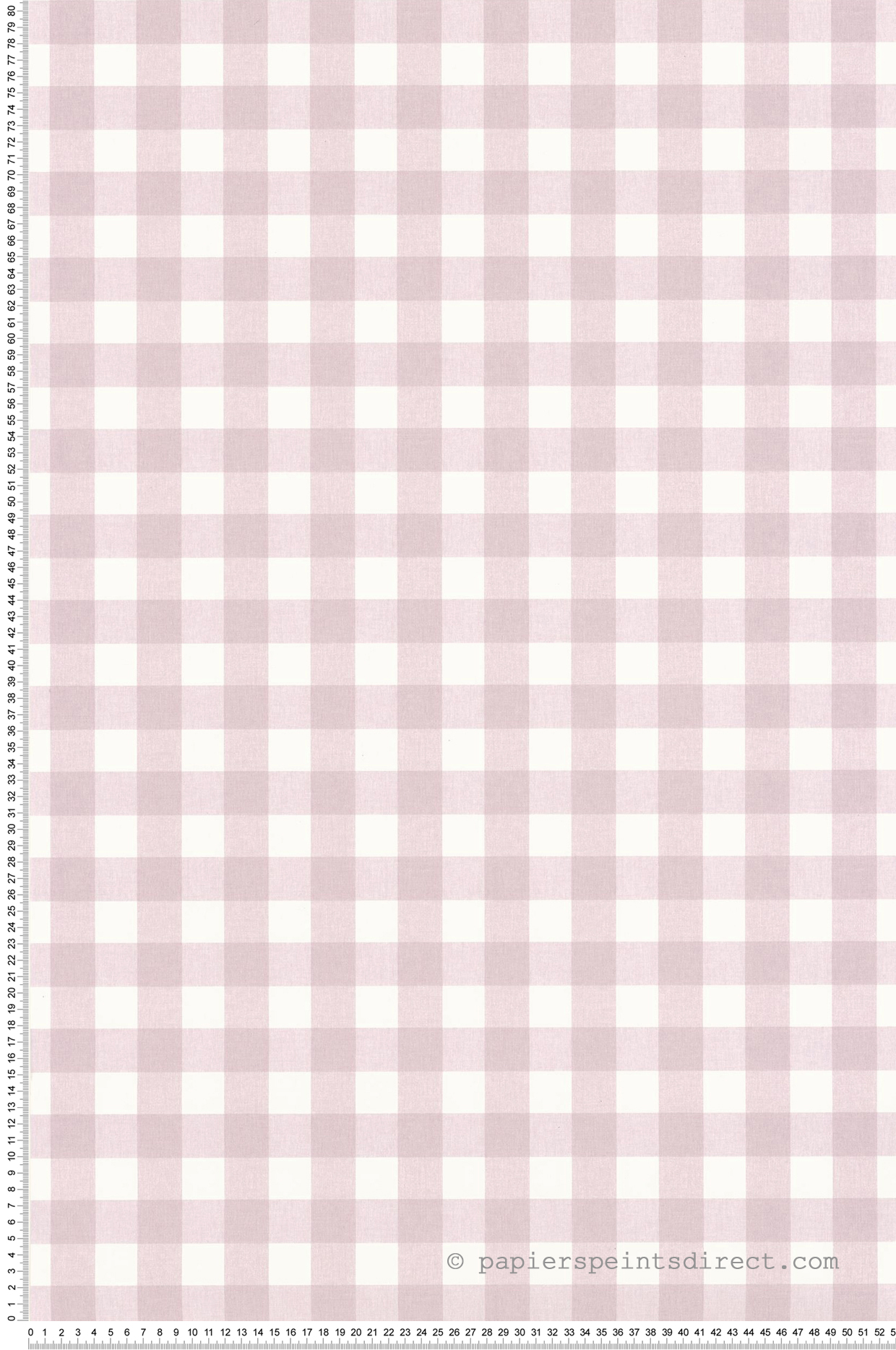 Papier peint Vichy Carreaux Victoria parme - Let's Go Girls! de Casélio | Réf. LGG104420510