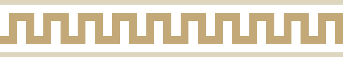 Galon Symbole Egypte Audacieuse jaune ocre - Galons et Frises de Casadéco AMB4| Réf. GAFR200402517