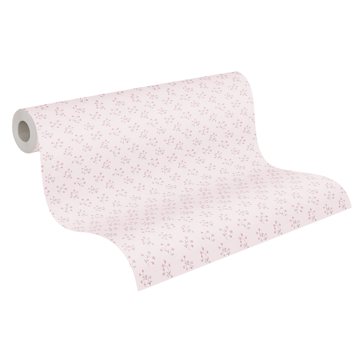 Papier peint Semis Fleurs rose - Maison Charme d'A.S. Création ROLL | Réf. AS-390743