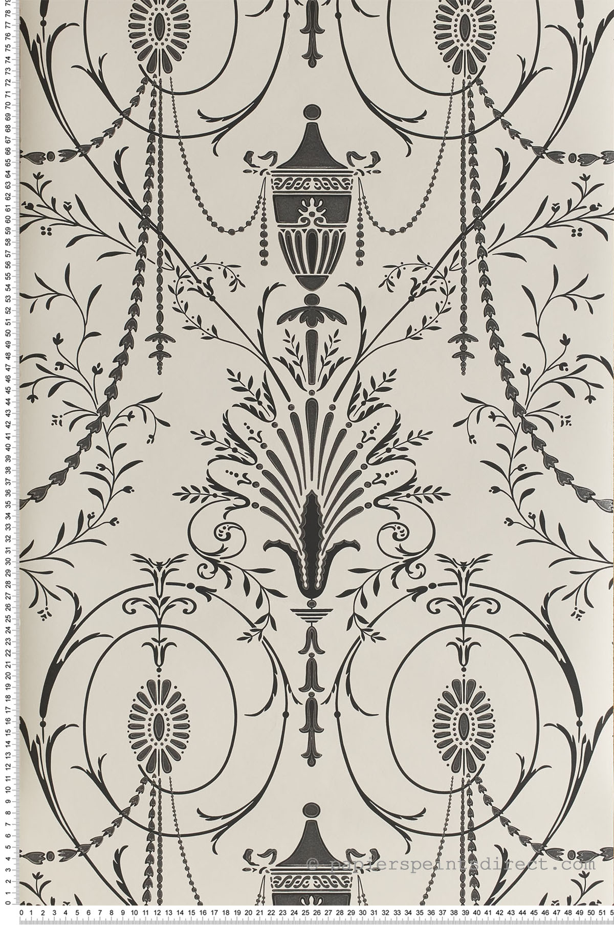 Papier peint Marlborough Glacé - Collection London Wallpapers V de Little Greene