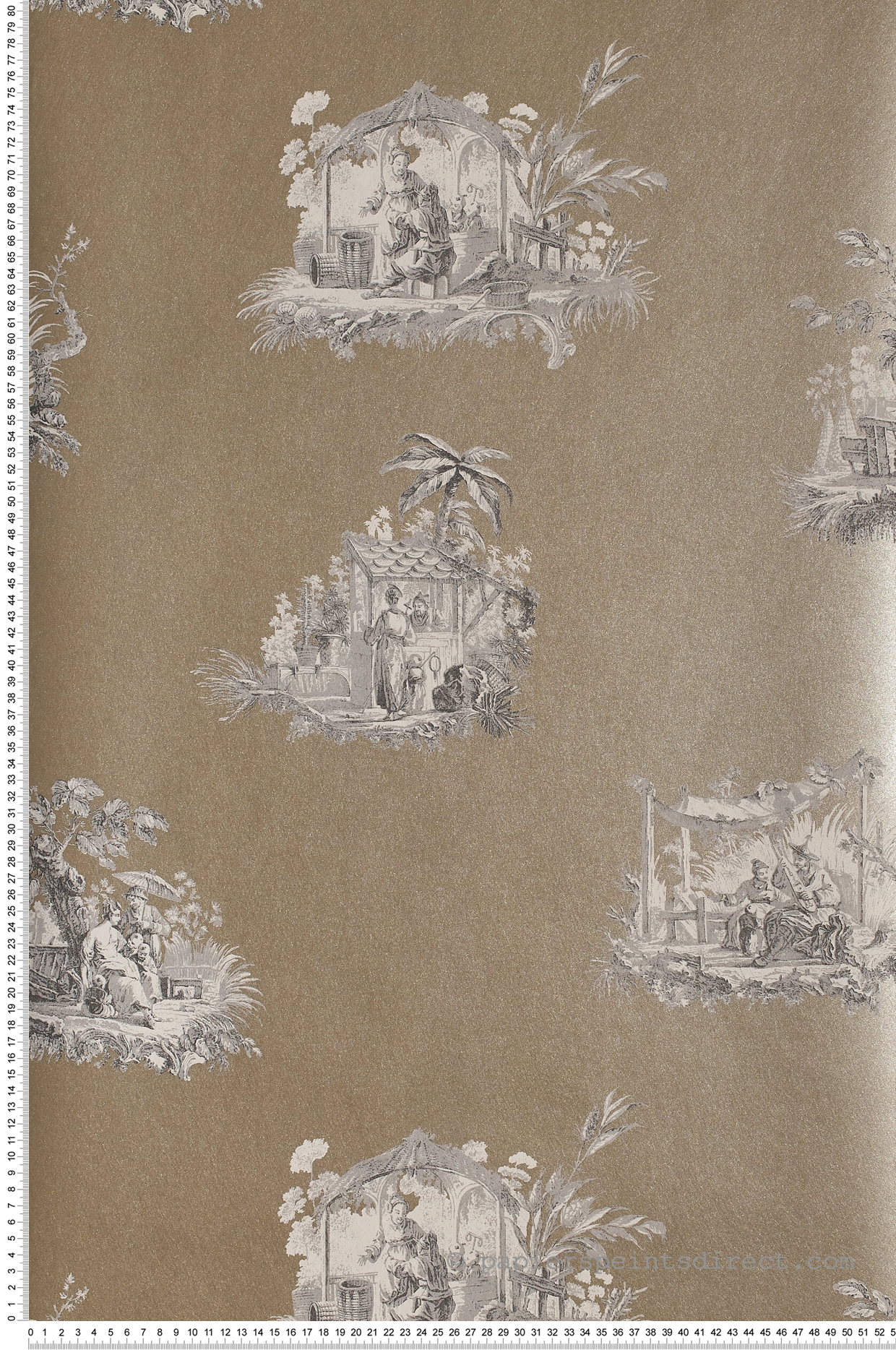 Chinoiseries bronze - Collection Fontainebleau de Casadéco