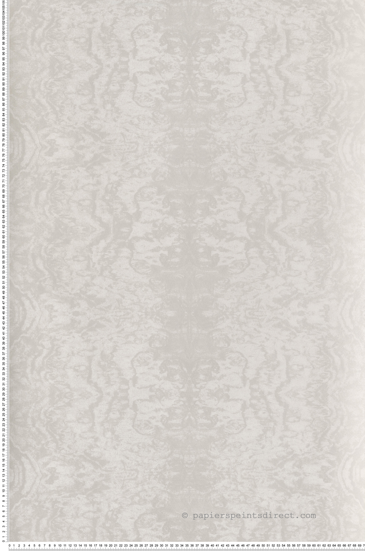 Papier peint Moiré Bois Cumaru écru irisé - Amazone de Masureel | Réf. MAS-ZON403