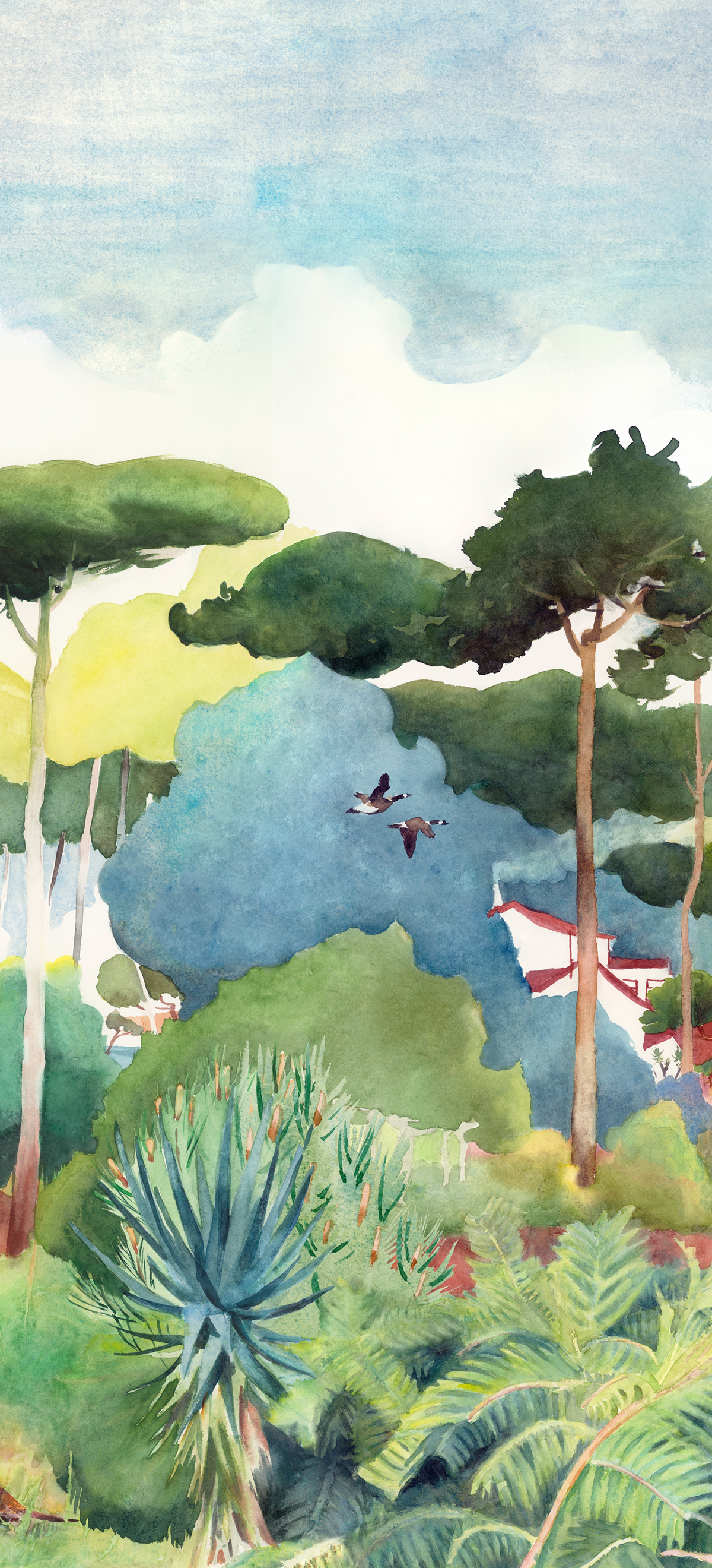 Papier peint panoramique Forêt D - 10/11/12 - Isidore Leroy