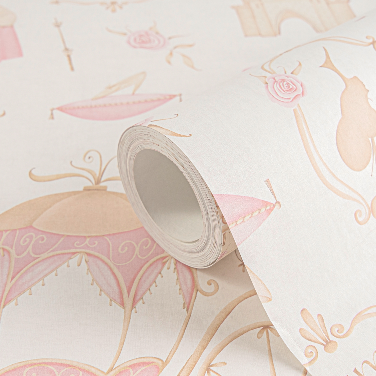 Papier peint Princesse Féérie rose - Lilly & Luis d'A.S. Création AMB7 | Réf. AS-771301