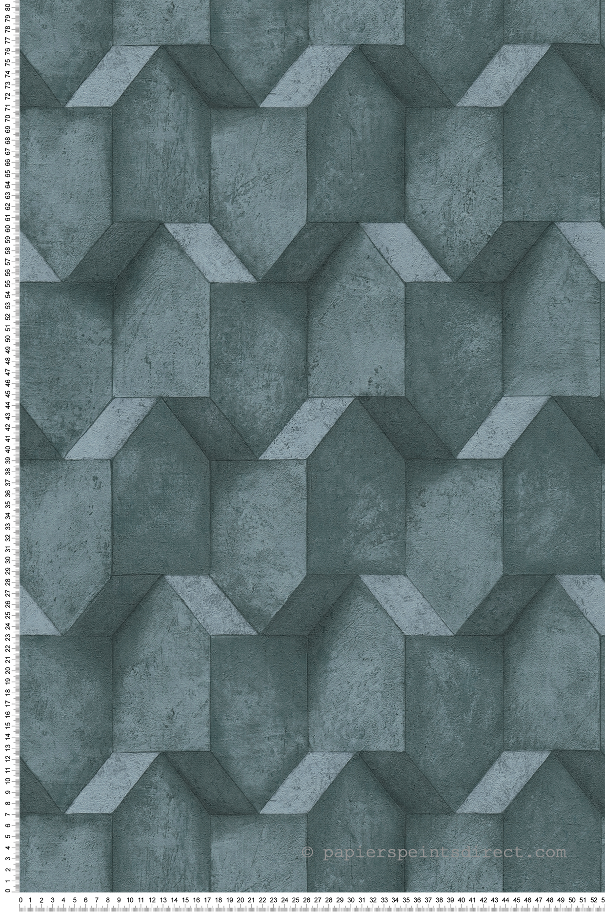 Papier peint 3D Concrete bleu - The BOS d'A.S. Création | Réf. AS-388271