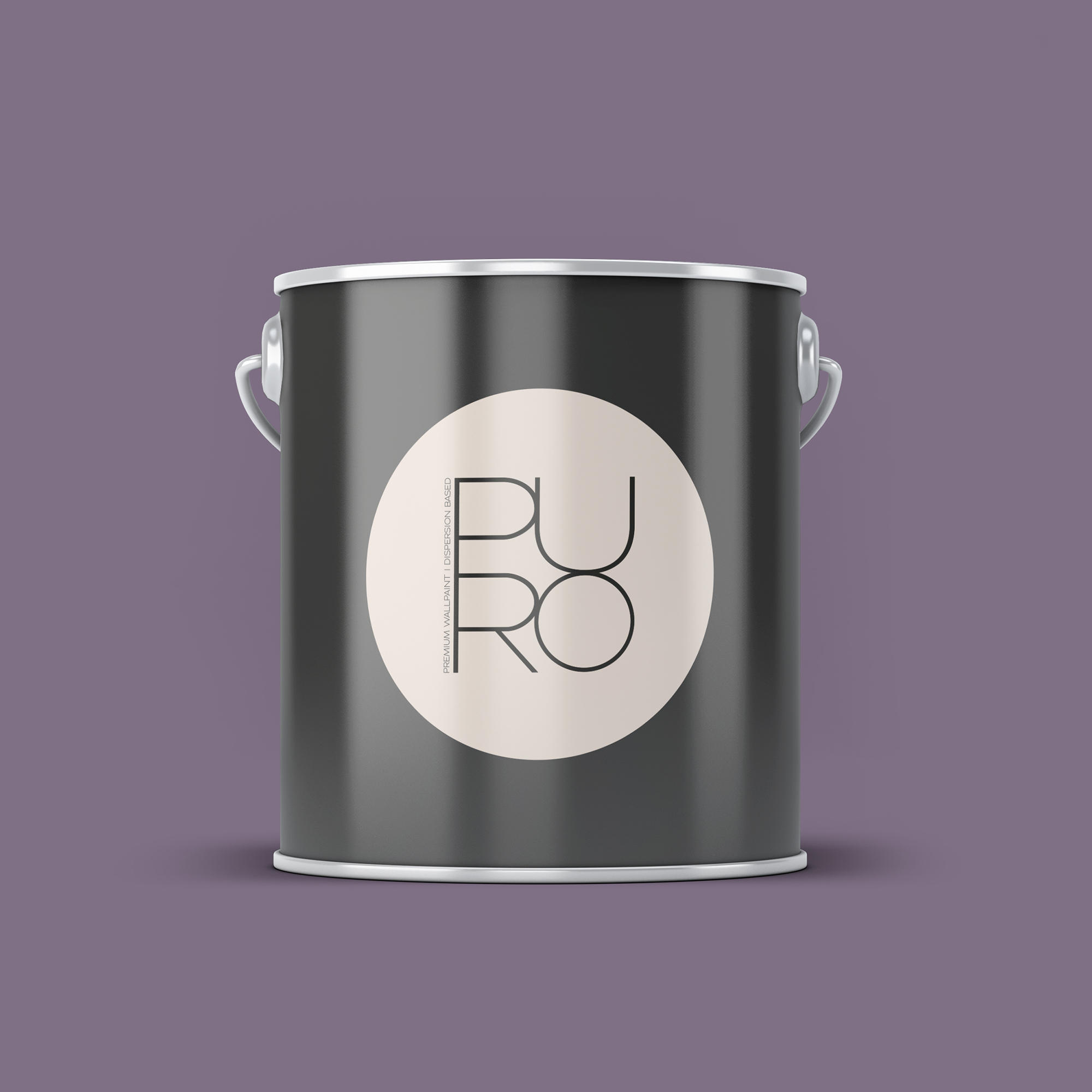 Image d'un pot de 2,5 litres de peinture Puro violet simple mauve - c2002