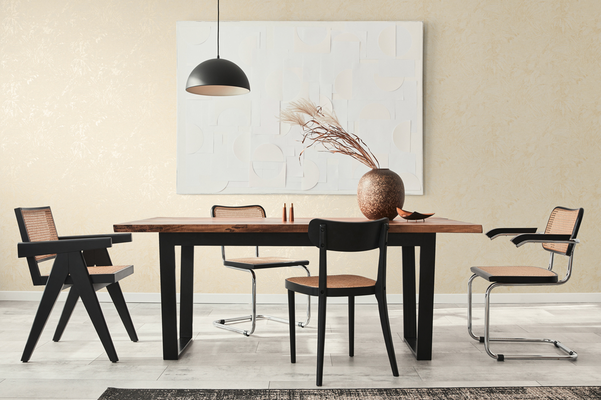 Papier peint Feuillage Discret Nature beige sable - Smart Surfaces d'A.S. Création | Réf. AS-395602