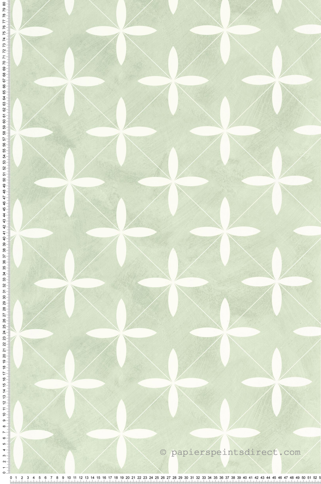 Papier peint Carreaux Cement Tiles vert d'eau - Kitchen Box de Casélio | Réf. KBO106900746