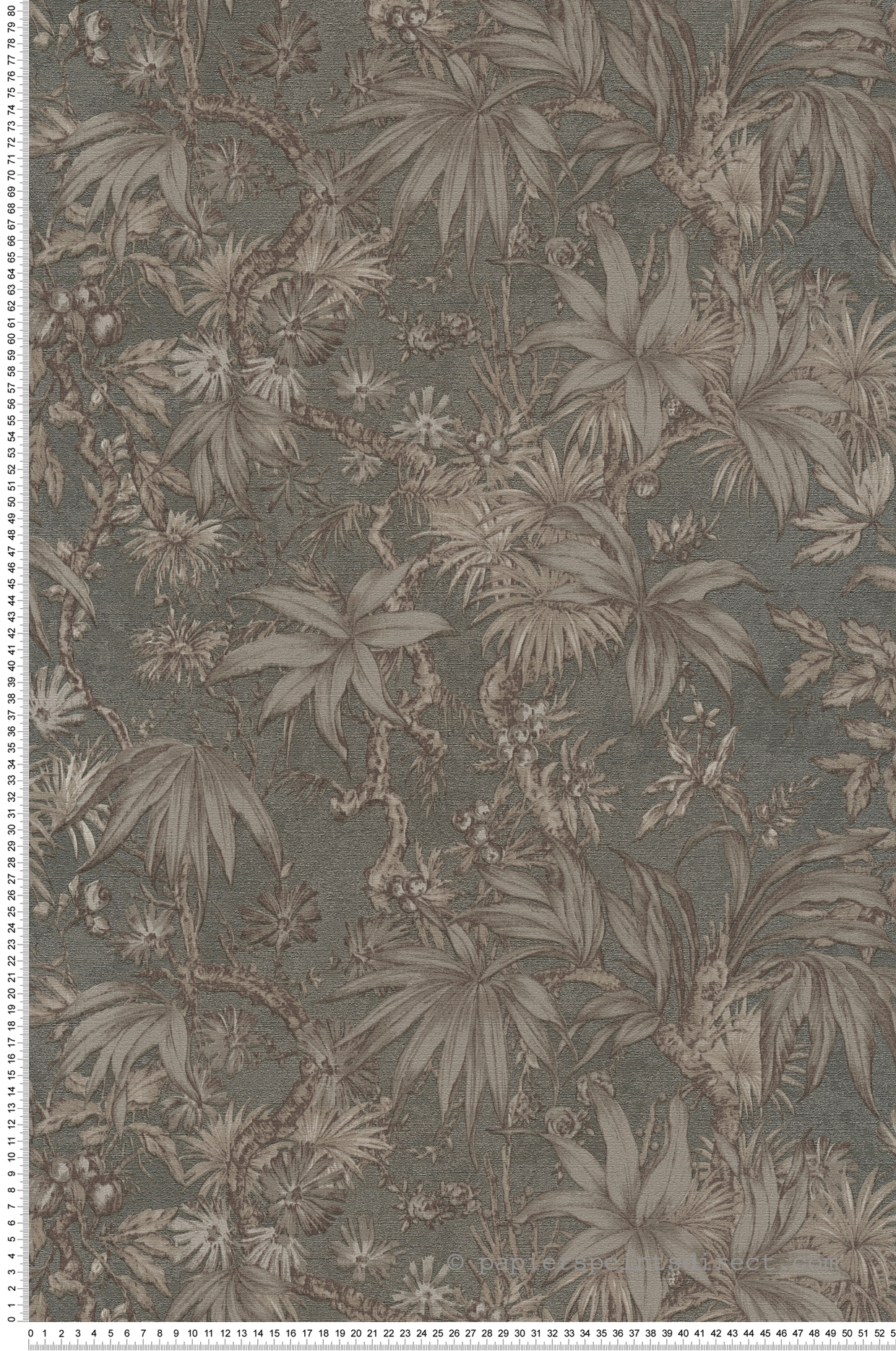 Papier peint Jungle Feuillage gris irisé - History of Art 2 d'AS Création | Réf. AS-790473