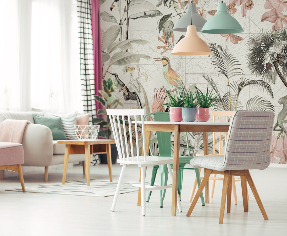 Papier peint panoramique Oiseaux Tropical Paradise 2 - Référence DD119705 - Intissé 200g/m2 - Standard 400 x 270