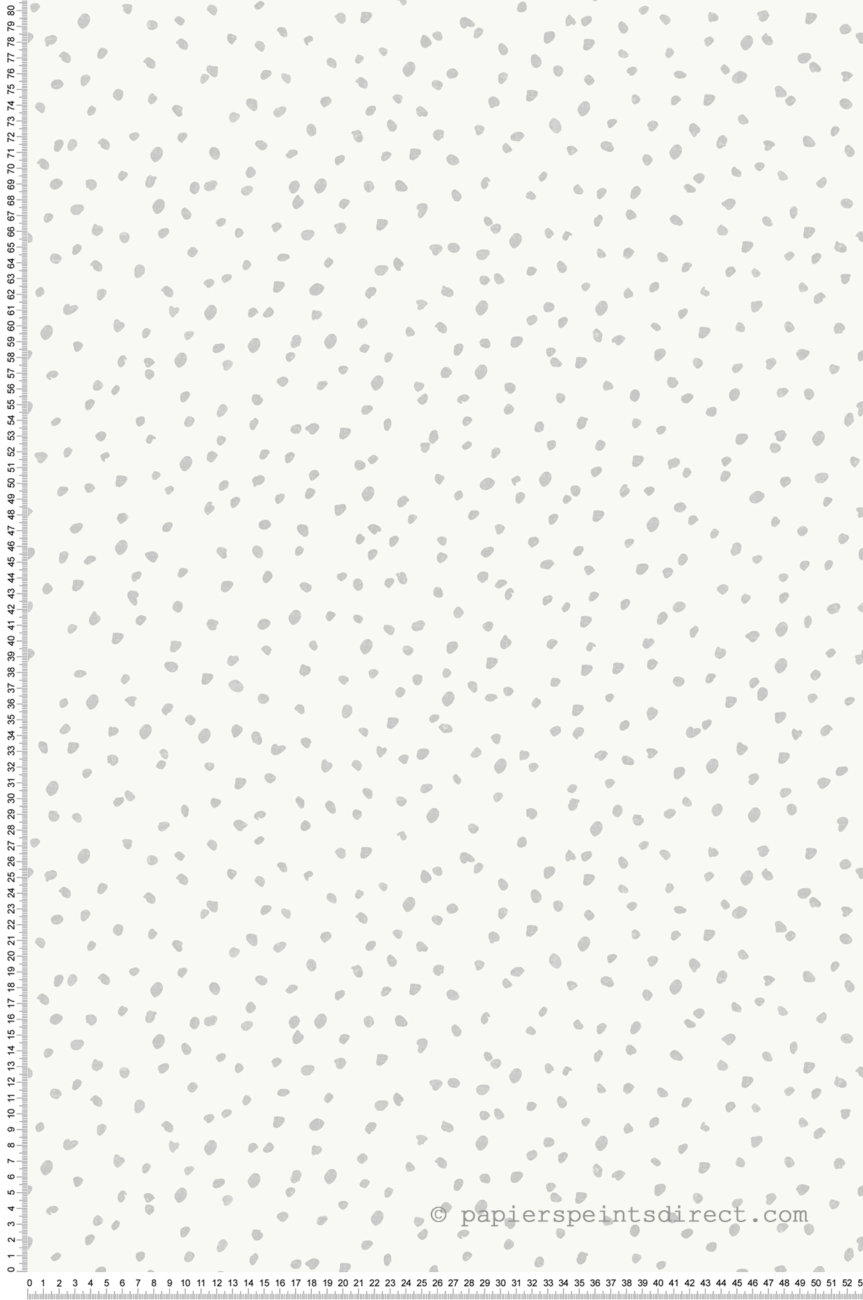 Papier peint Pois Irrégulier gris - La belle histoire d'Ugépa | Réf. UGP-L99309