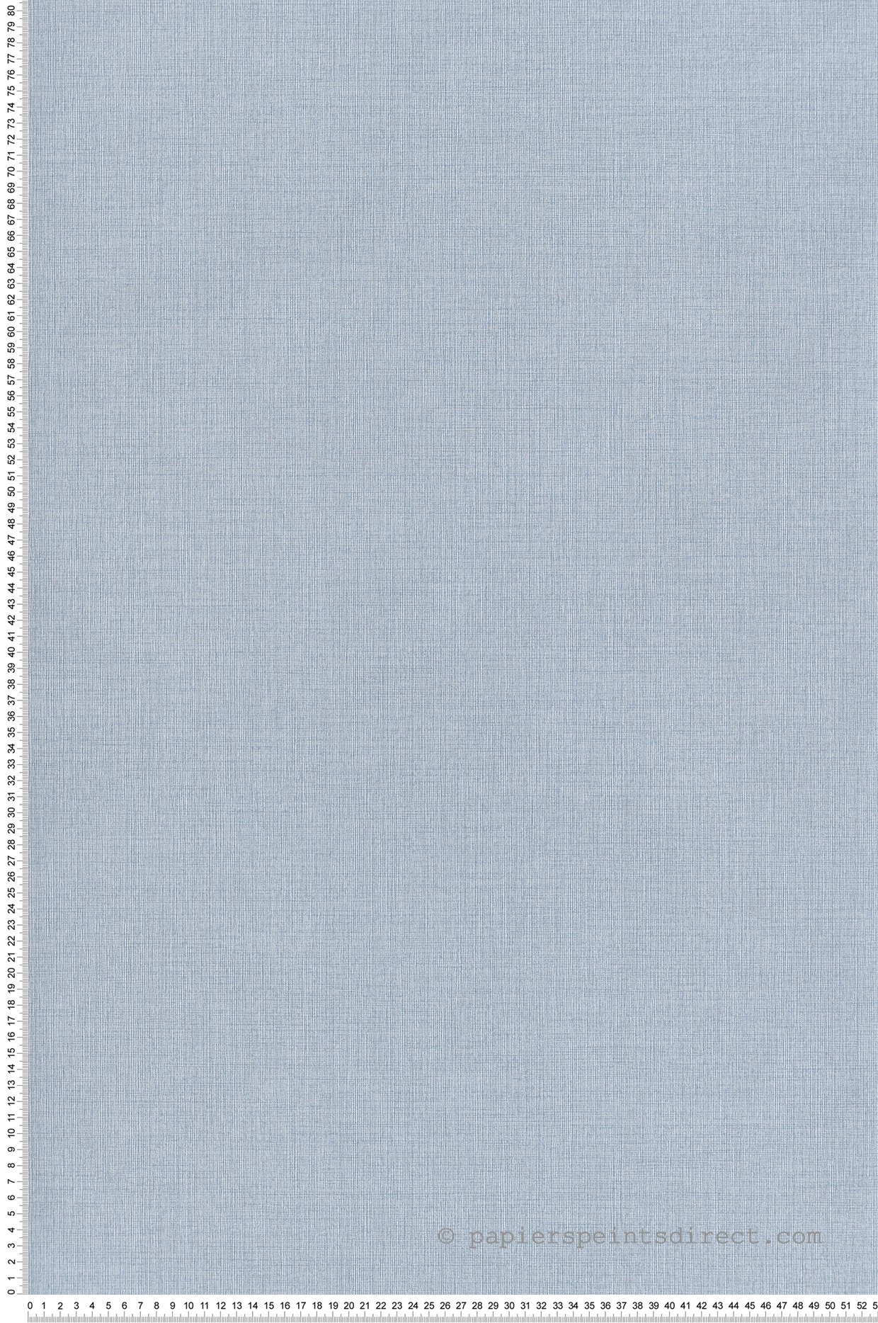 Papier peint Faux Uni Toile Lin bleu doux - Rêverie de Montecolino | Réf. MC-MN1007