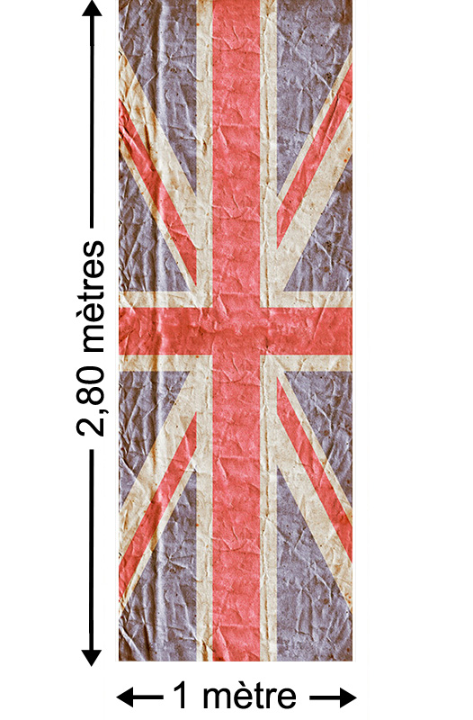 Union Jack - Papier peint lé unique