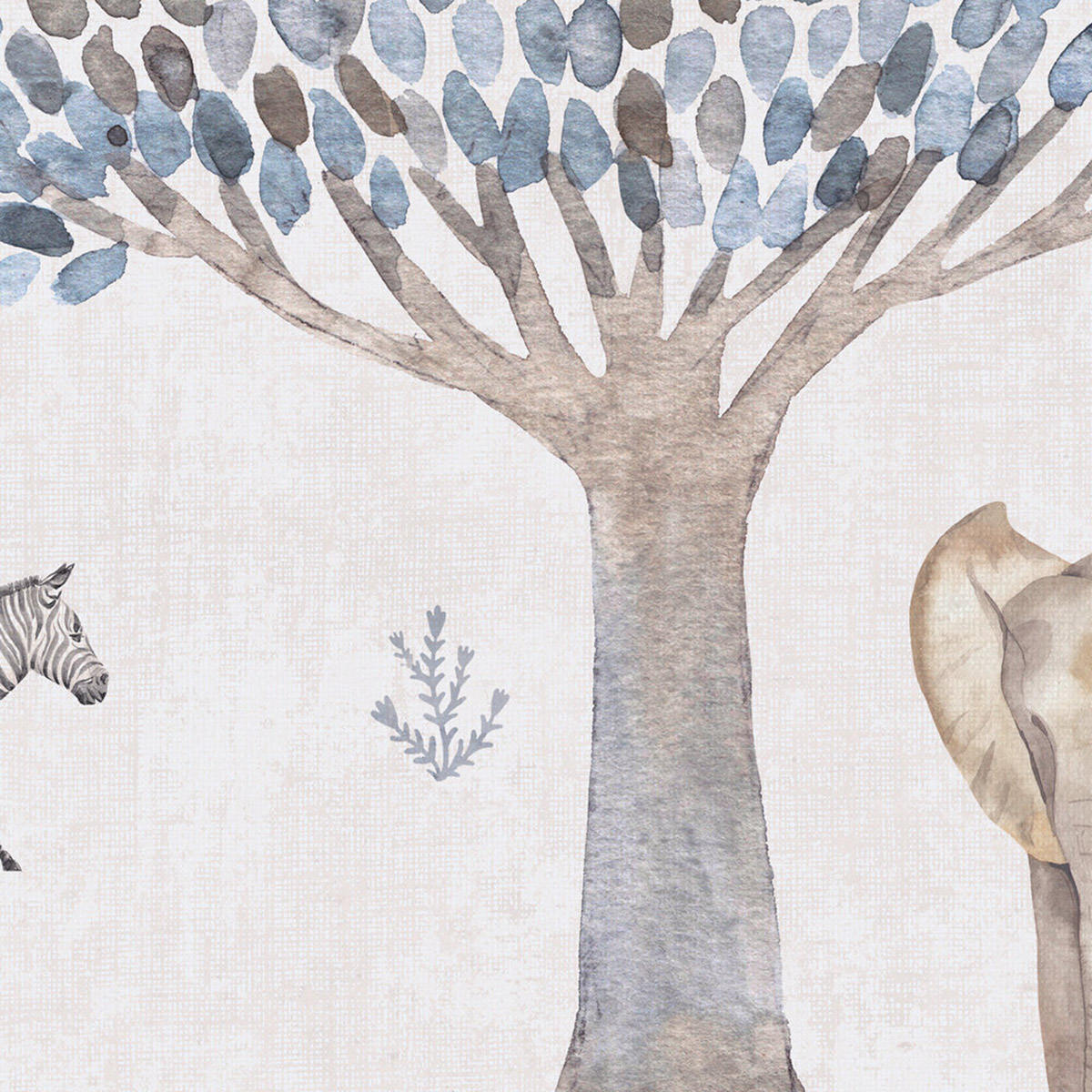 Papier peint Savane Animaux naturel - Lilly & Luis d'A.S. Création AMB6 | Réf. AS-771761