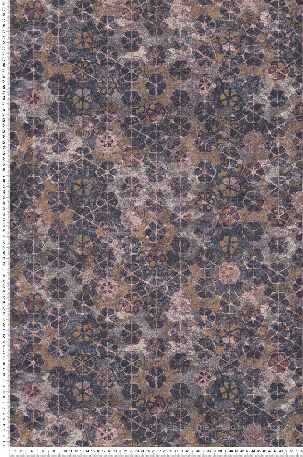 Papier peint Vintage Finca bleu-violet - New Walls d'AS Création | Réf. SP15233