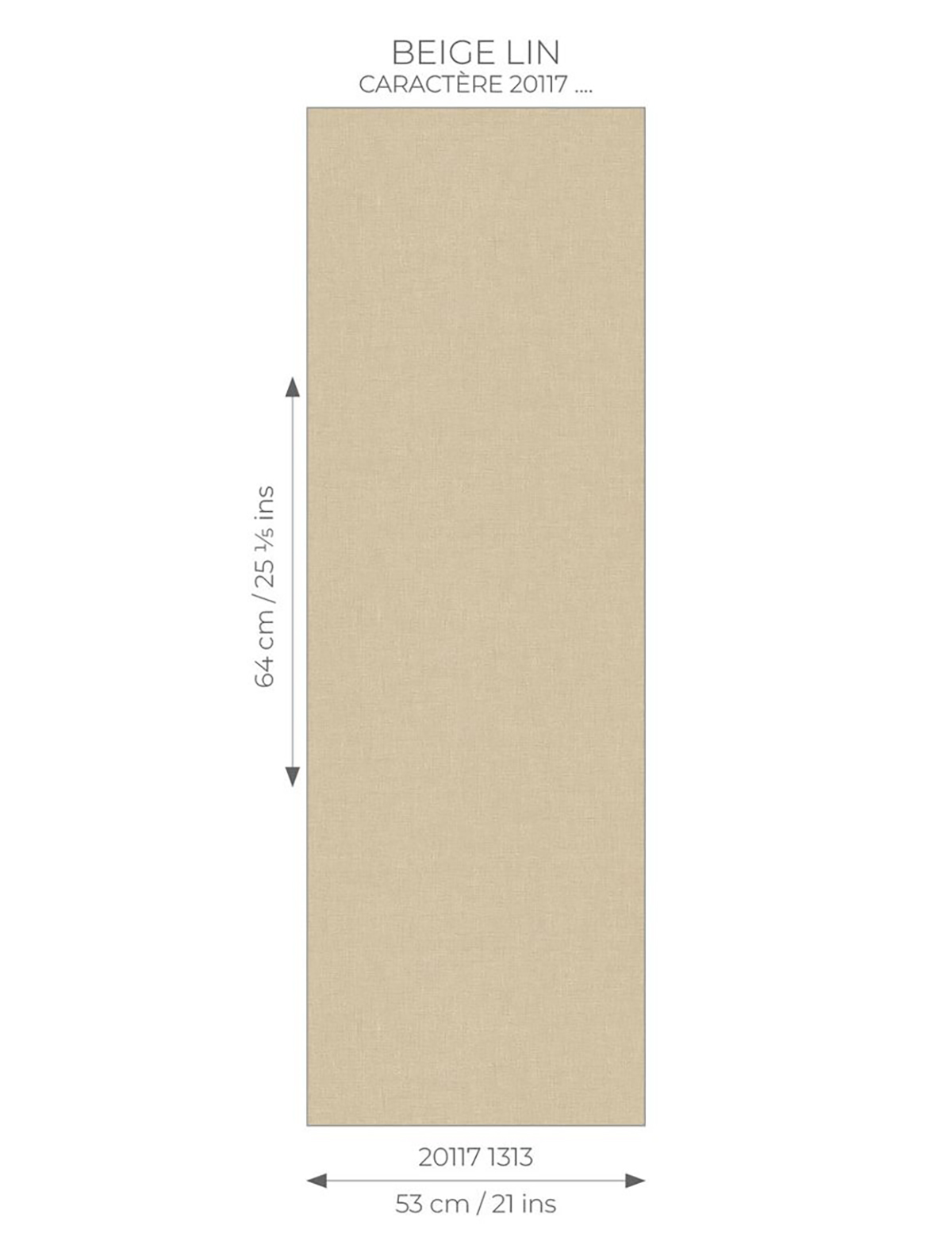 Papier peint Uni Lin Caractère Métallisé beige terre - Seaside de Casadéco AMB7 | Réf. SEAS201171313