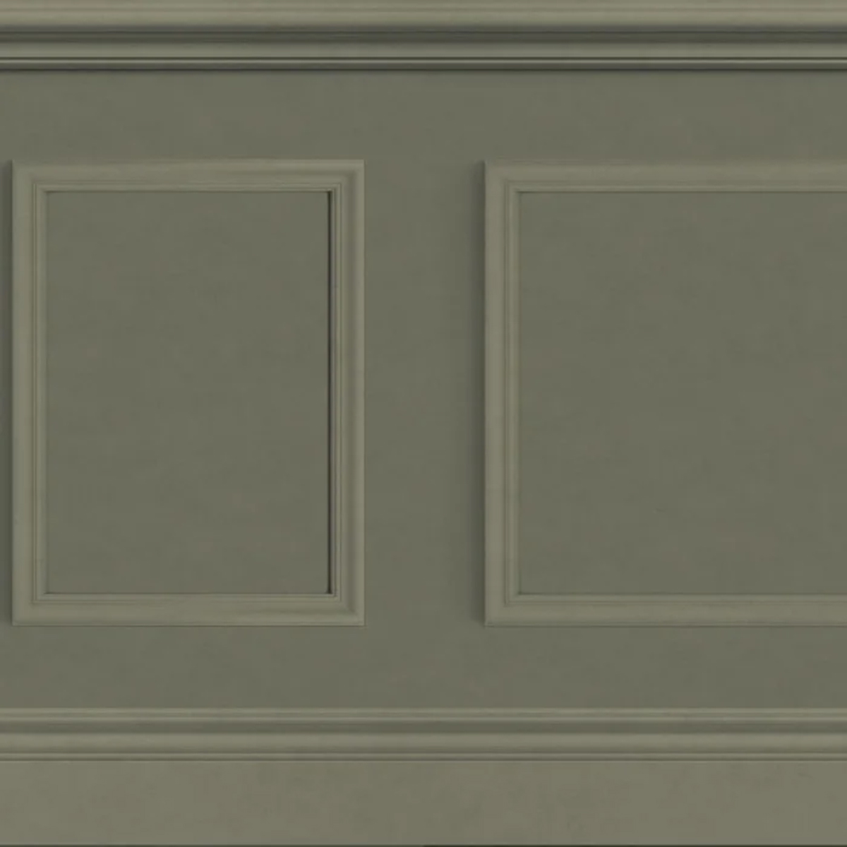 Papier peint Soubassement Moulure Petit Salon vert - Galons et Frises de Casadéco | Réf. GAFR200457758