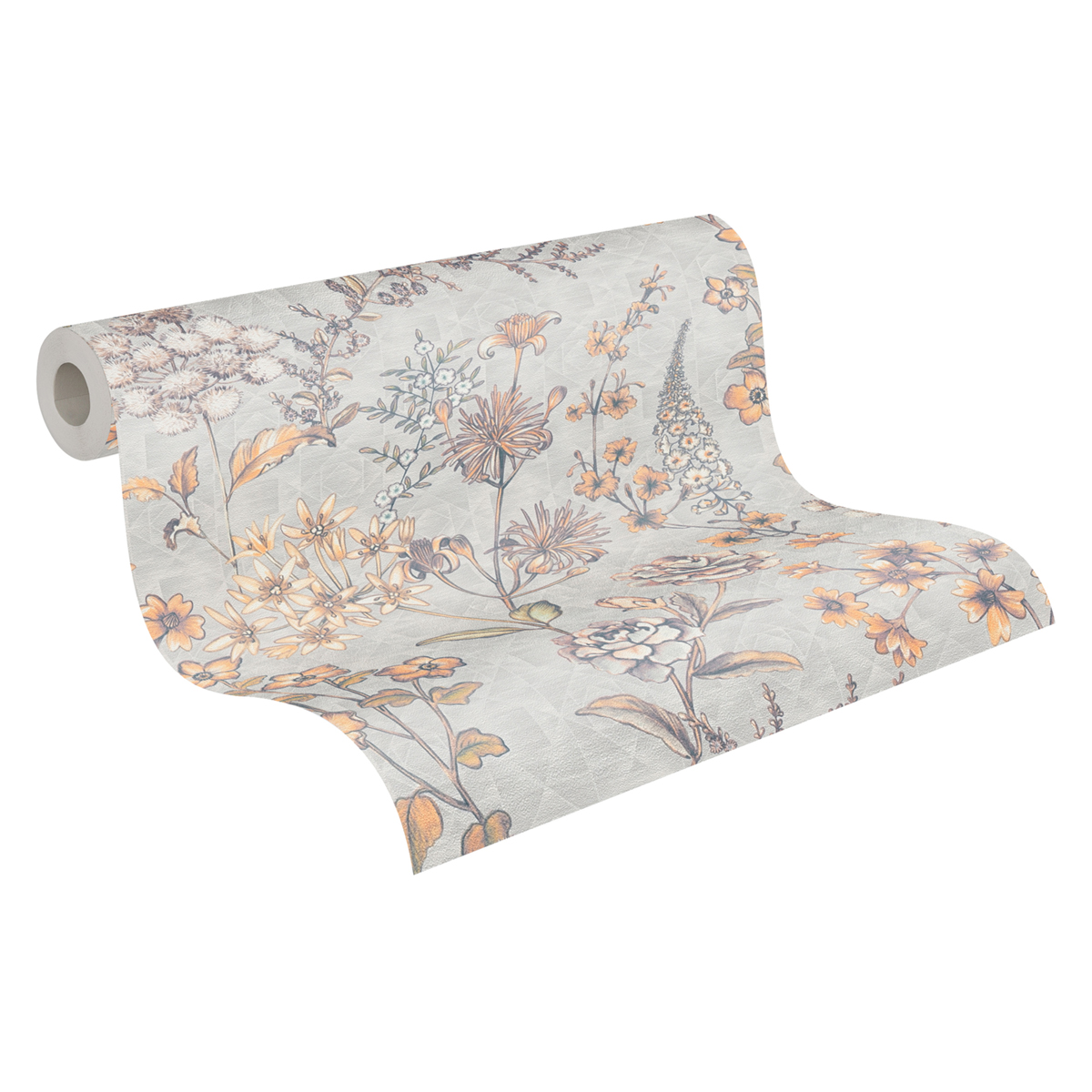 Papier peint Fleuri Blooming gris - Metropolitan Stories 3 d'A.S. Création AMB3 | Réf. AS-391171