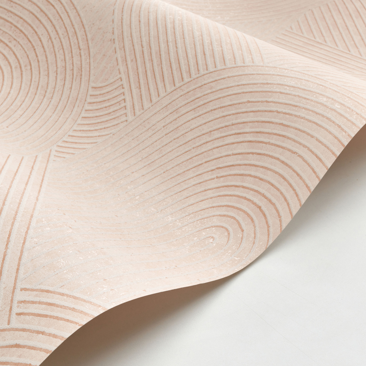 Papier peint Jardin des Pierres beige rosé - Kyoto de Casadéco AMB2 | Réf. KYTO88751498