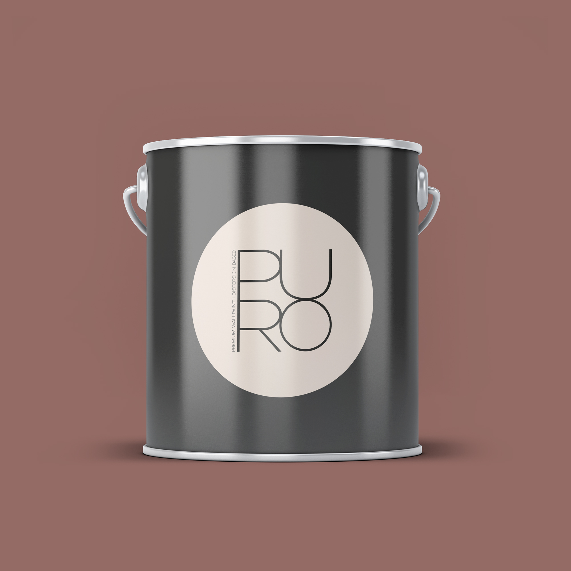 Image d'un pot de 2,5 litres de peinture Puro marron rosy beige - c2026