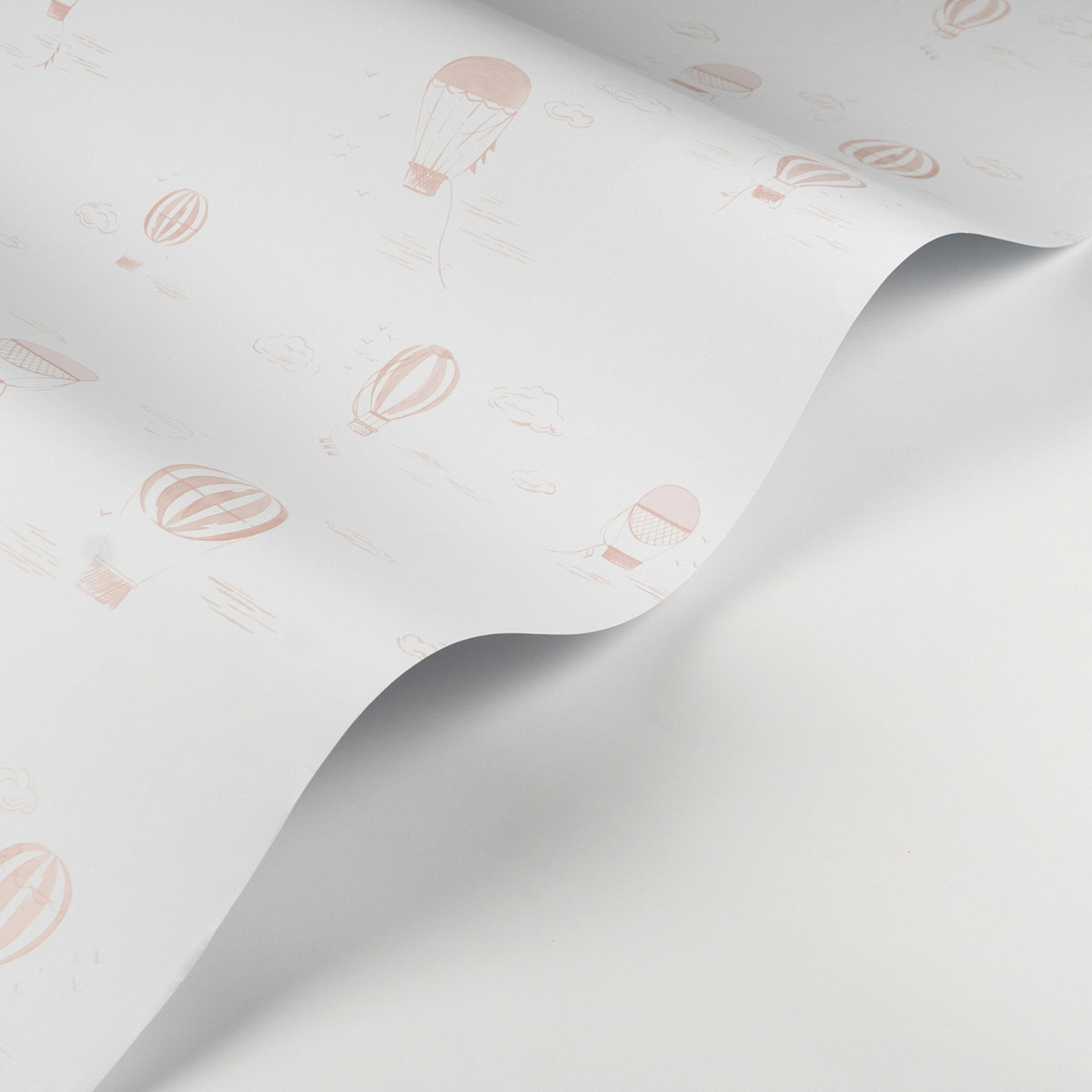 Papier peint Montgolfière Balloons in the Clouds rose blush - Once Upon A Time 2 de Casadéco AMBV | Réf. OUTD200854334