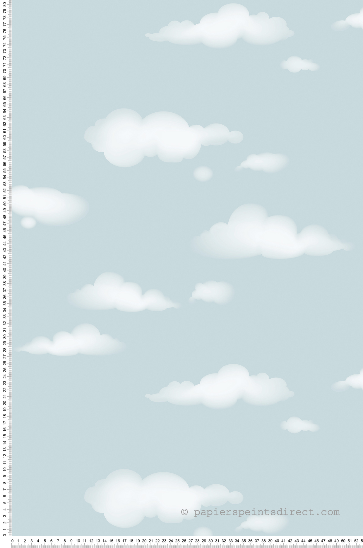Papier peint Nuage Ciel bleu - Imagine de Lutèce | Réf. LTC-DL27568