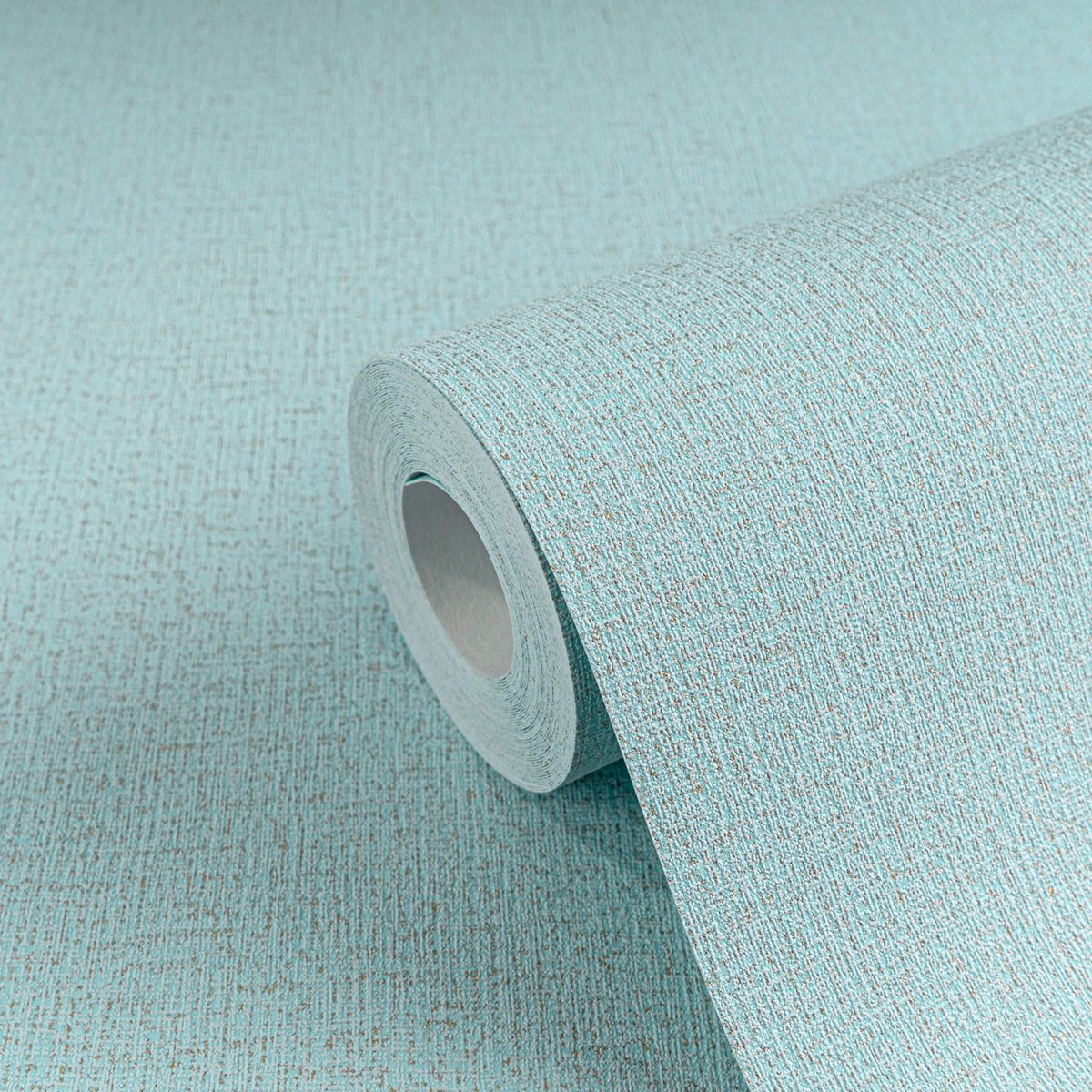 Papier peint Uni Paillette Métallisé bleu ciel doré - Cosmoliving d'A.S. Création ZOOM | Réf. AS-790654