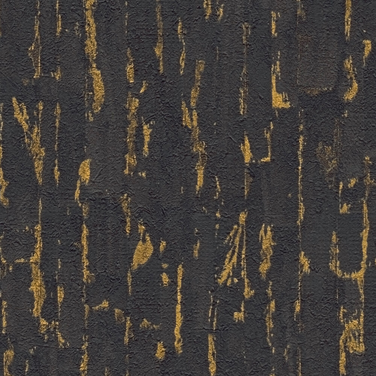 Papier peint Pierre Géométrie Moderne noir doré - Metropolitan Stories 4 Hot Spots d'A.S. Création AMB5| Réf. AS-786667