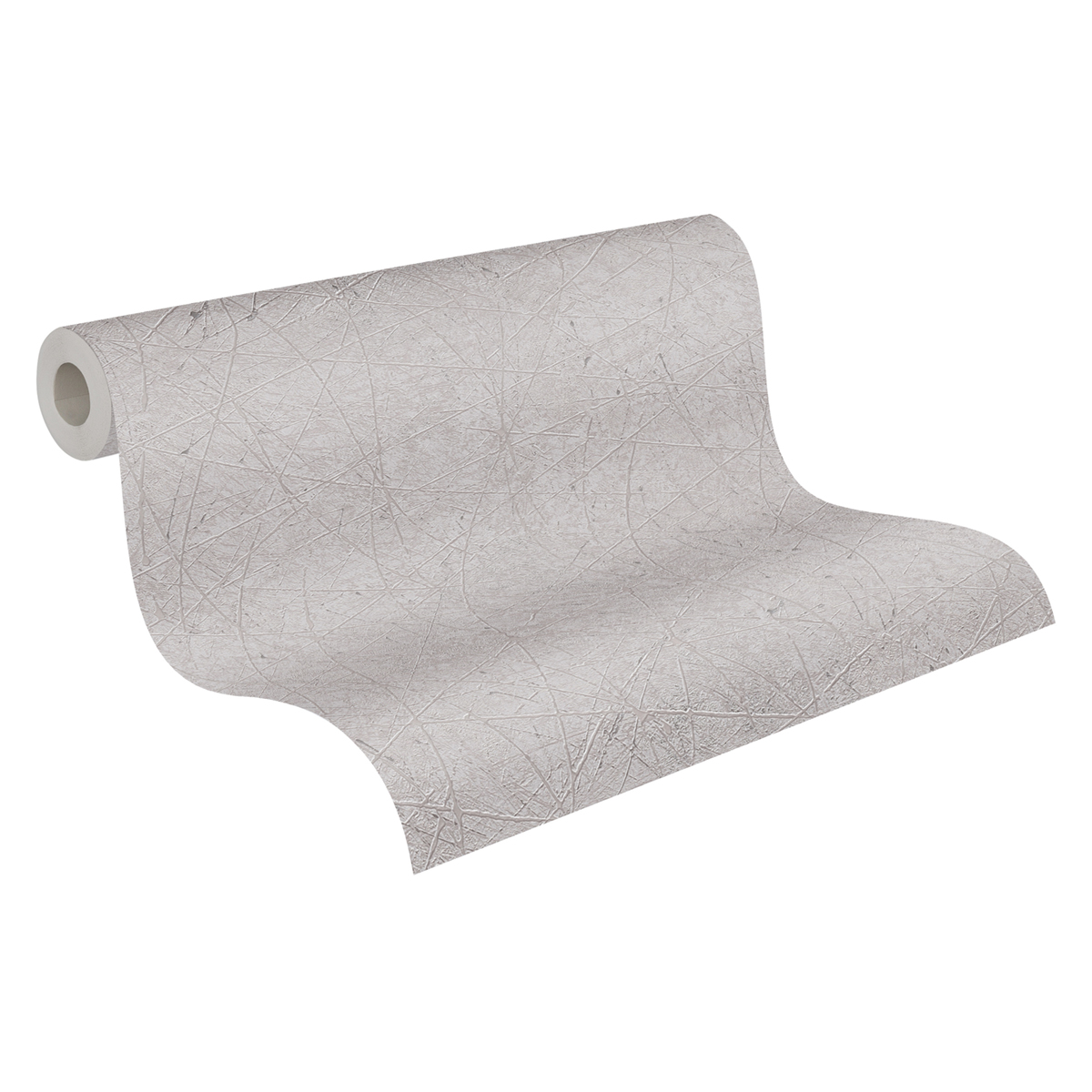 Papier peint Lignes Maha Métal gris argenté - Metropolitan Stories 3 d'A.S. Création AMB3 | Réf. AS-391772