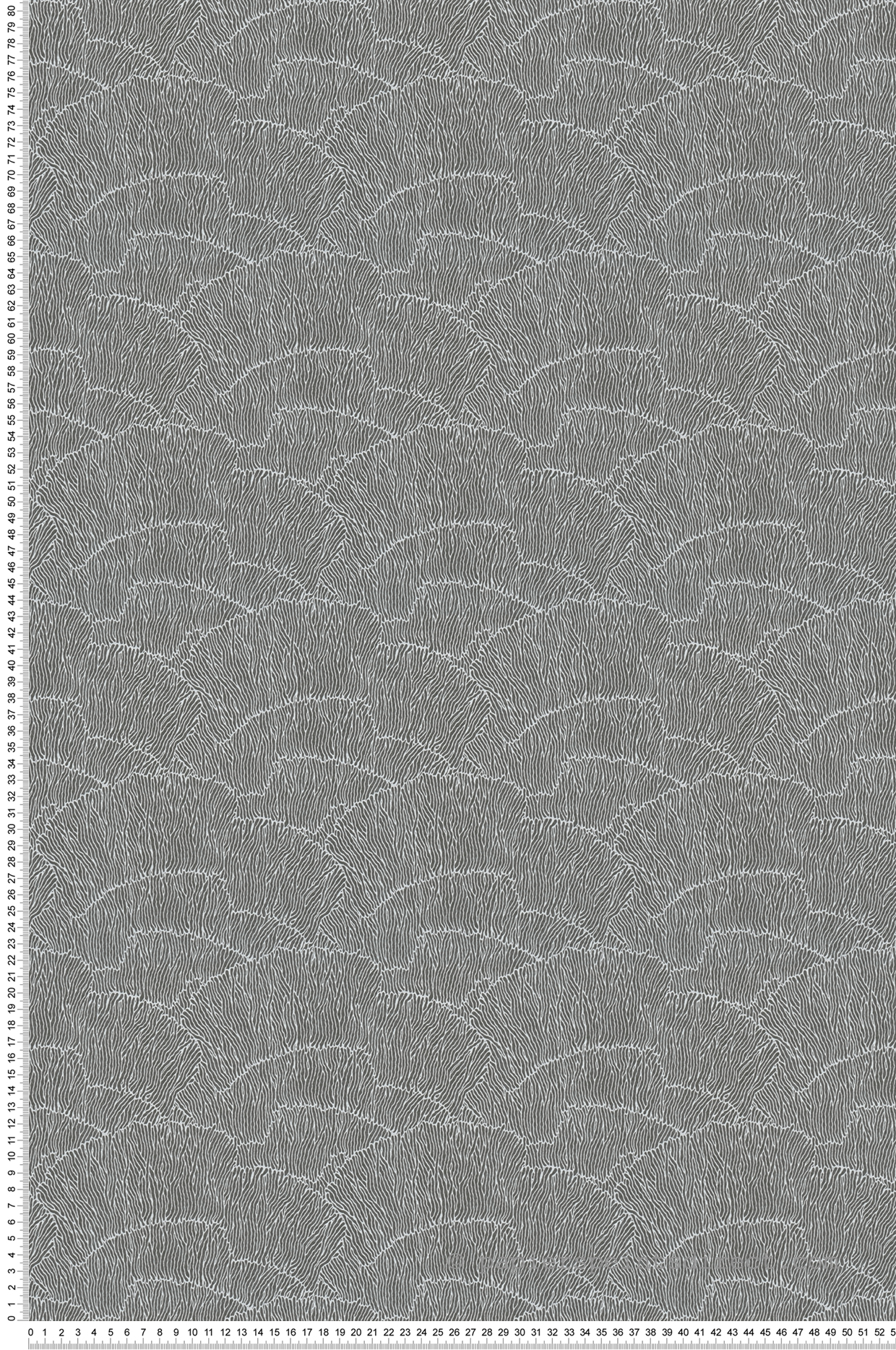 Papier peint Feuilles Abstraites Métallisées gris argenté - Arcade d'Architects Paper | Réf. 39174-4