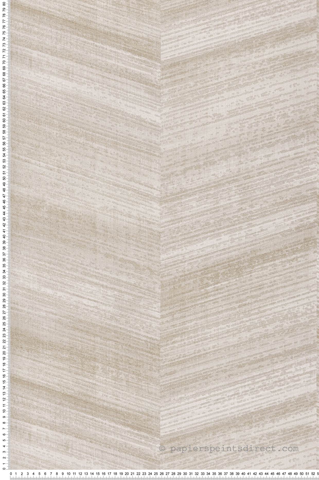 Papier peint Chevrons de Billes grège - Pearl de Montecolino | Réf. MC-81329