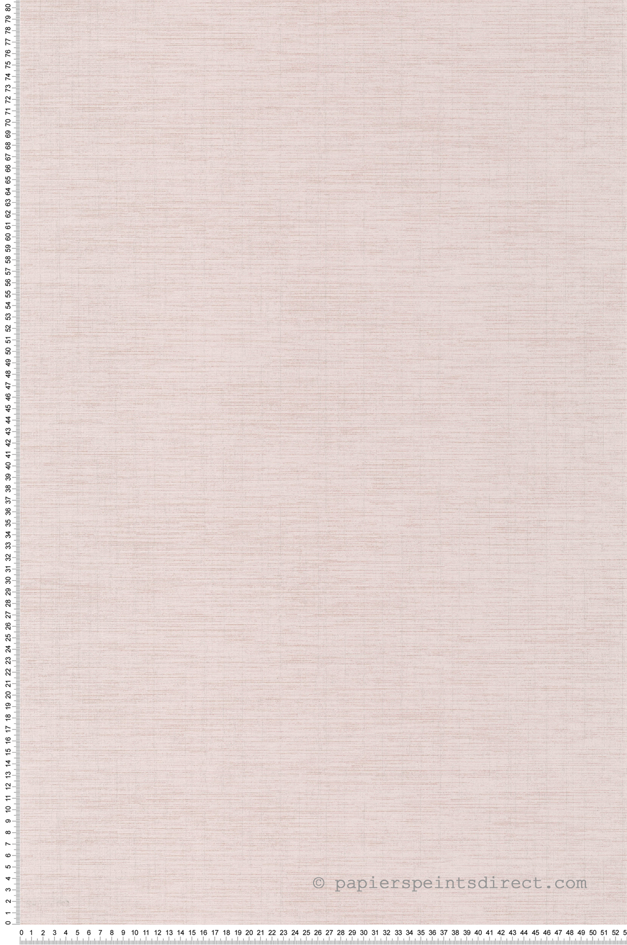 Papier peint Faux Uni rose pale - Five o'clock de Casadeco | Réf. FOCL85844288