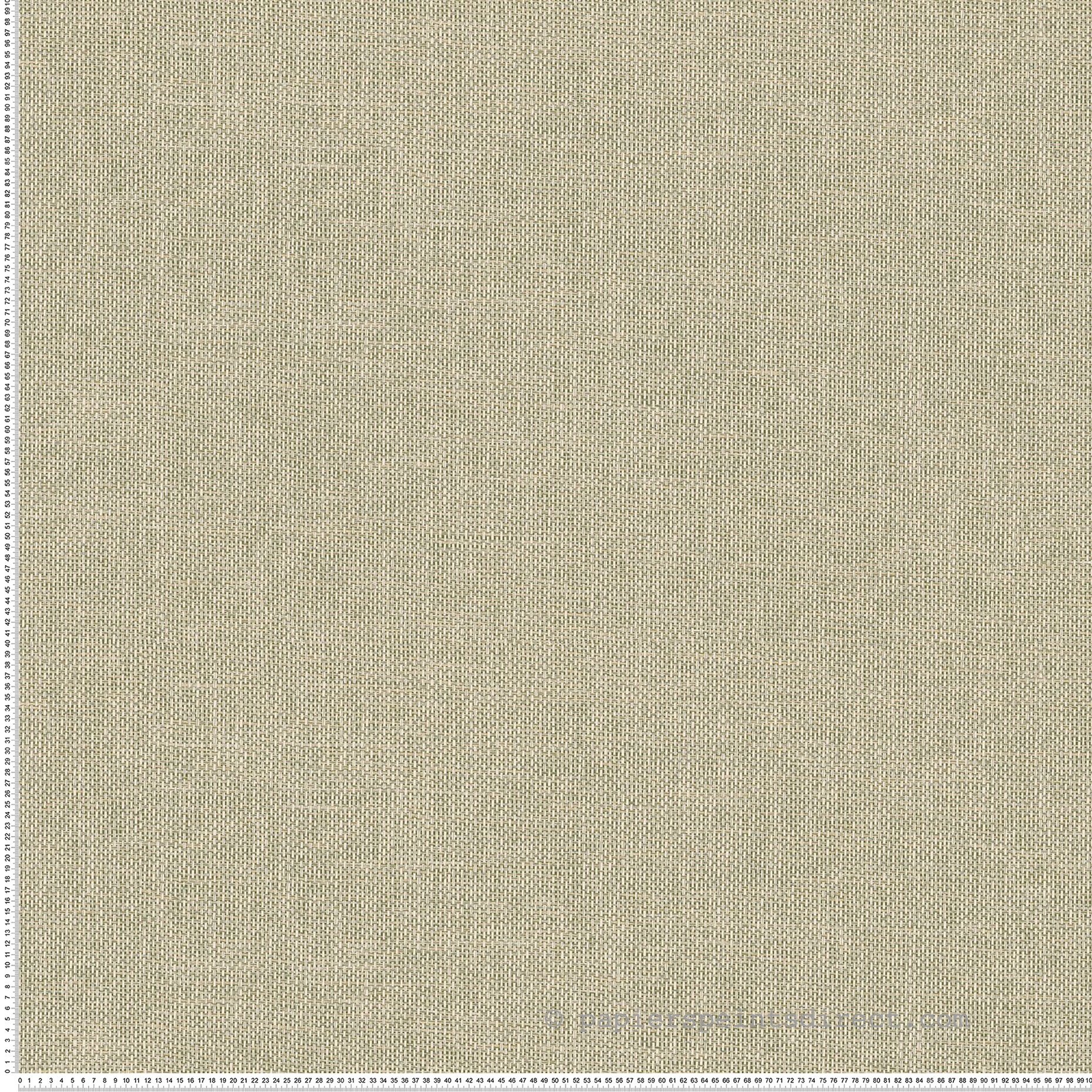 Papier peint Effet Toile Tissée Vannora kaki doré - Tressora de Casamance | Réf. CAS-76922038