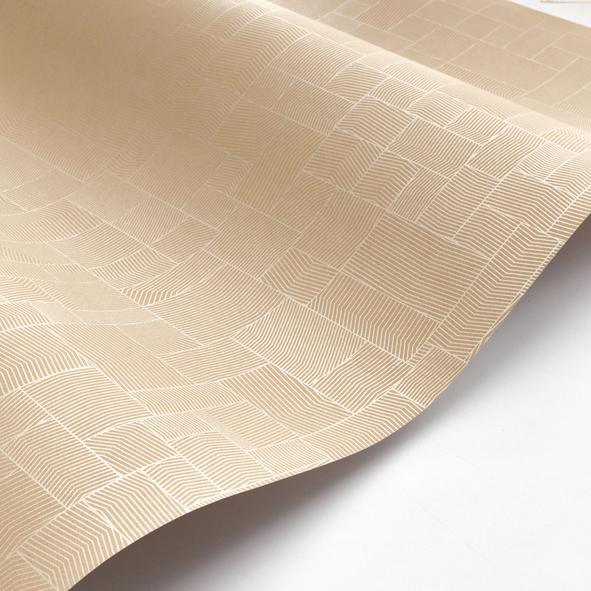 Papier peint Kensai beige noisette argenté - Kyoto de Casadéco AMB2 | Réf. KYTO88762461