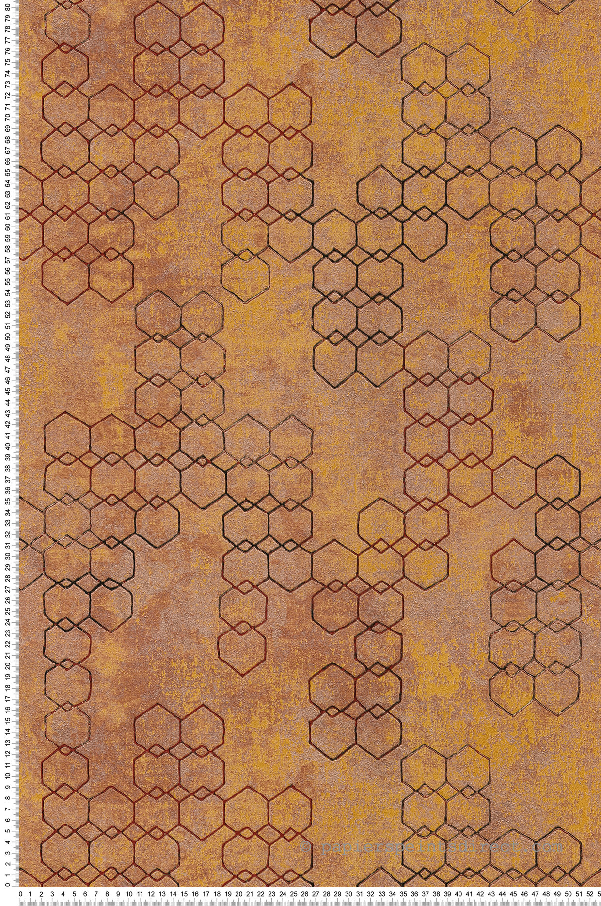 Papier peint Géométrique Urban Grace rouille - New Walls d'AS Création | Réf. SP15290