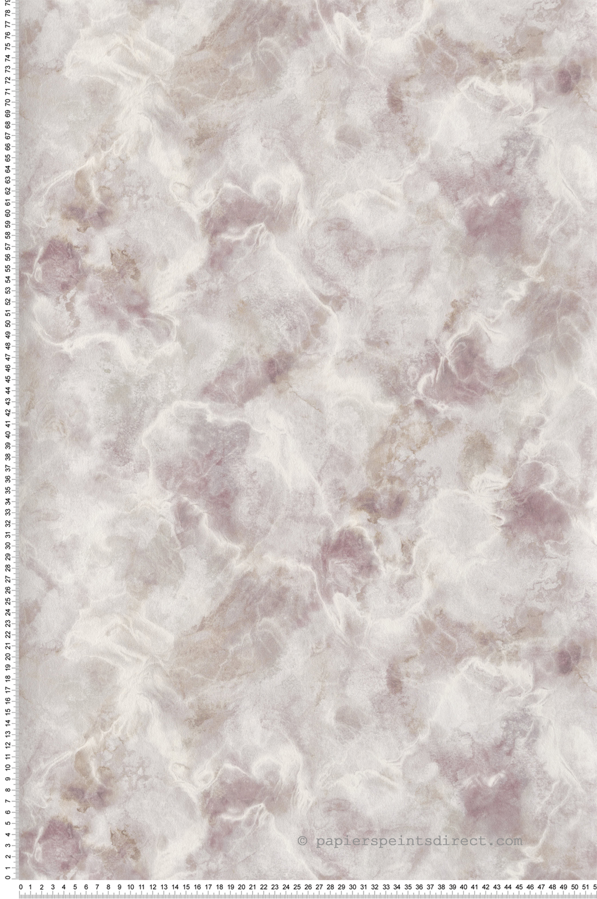 Papier peint Pierre Quartz violet - Willow d'Initiales | Réf. INI-00815004