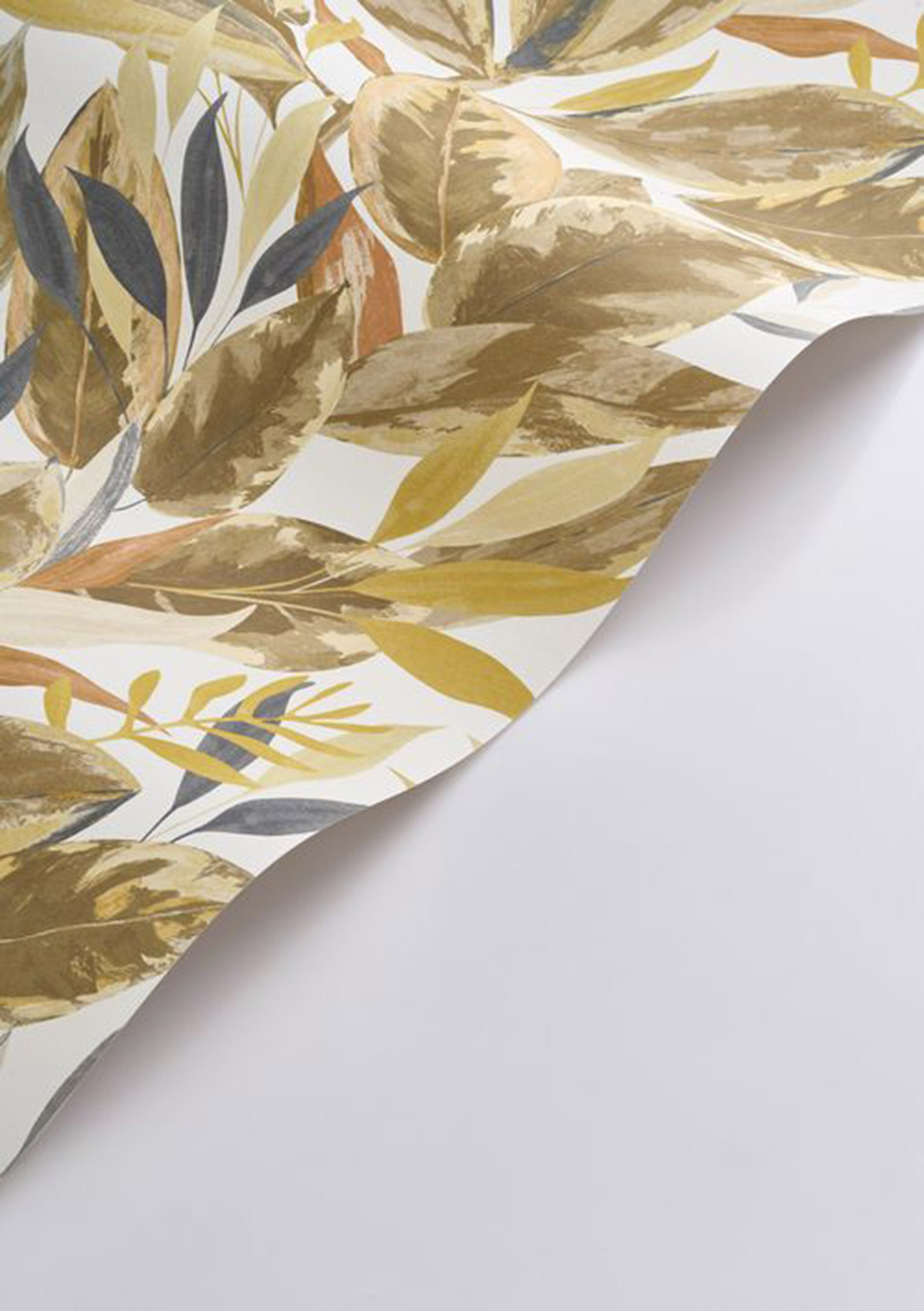 Papier peint Ficus Feuille lin - Rio de Casadéco AMB4| Réf. RIOC201811600