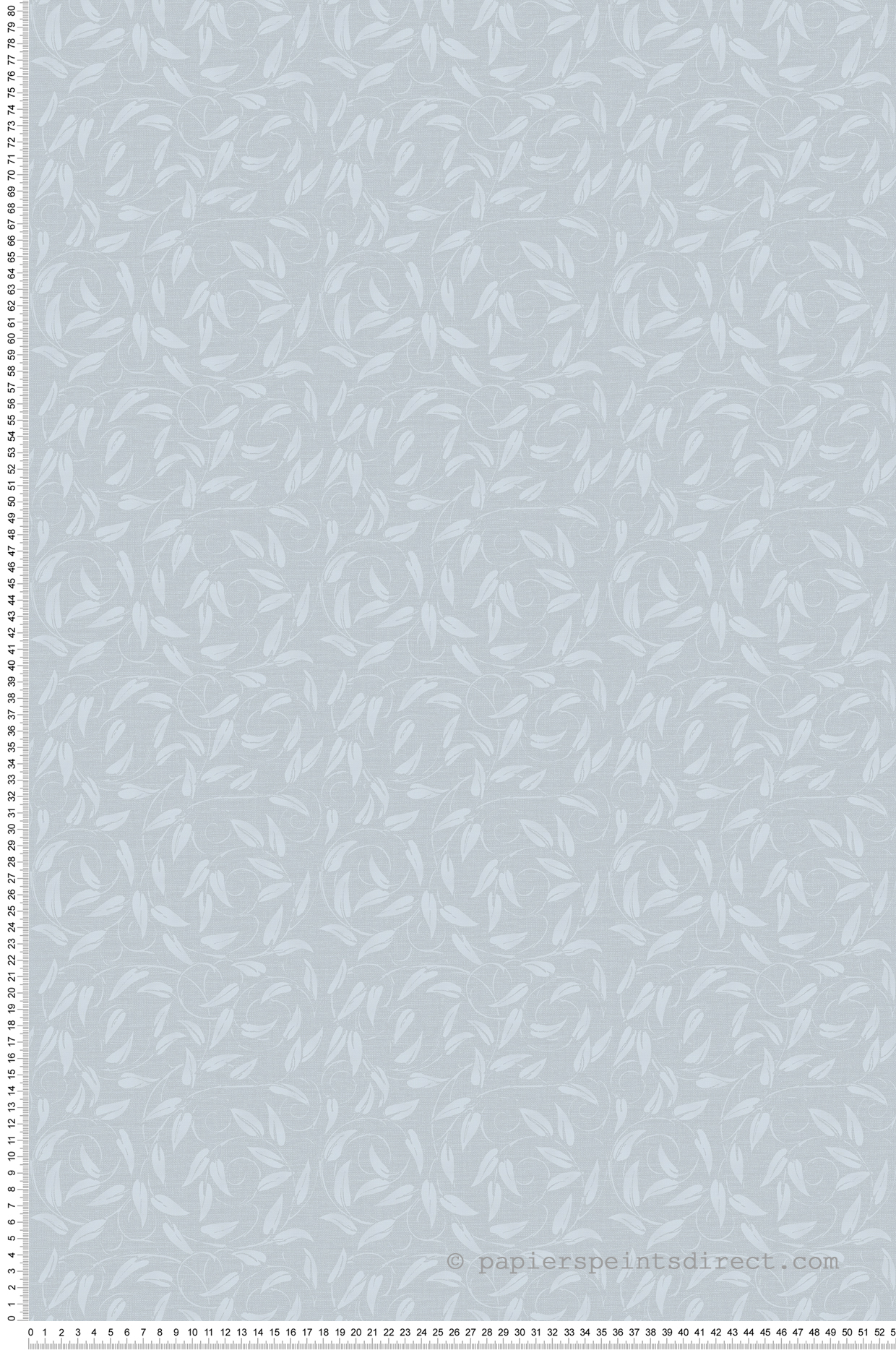 Papier peint Guirlande Feuille Liberty bleu pâle - The Wall Llewelyn-Bowen de Lutèce | Réf. LTC-LB25156