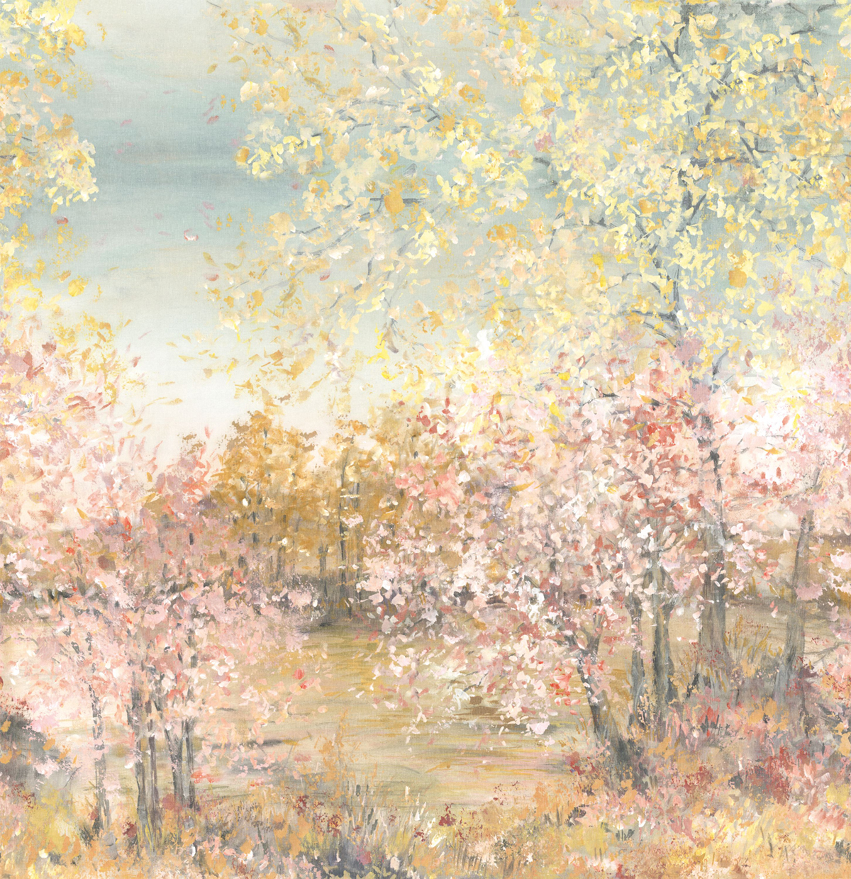 Papier peint panoramique Artistic Garden L rose blush 300x310 - Wonderwalls de Casadéco | Réf. WDWS88954209