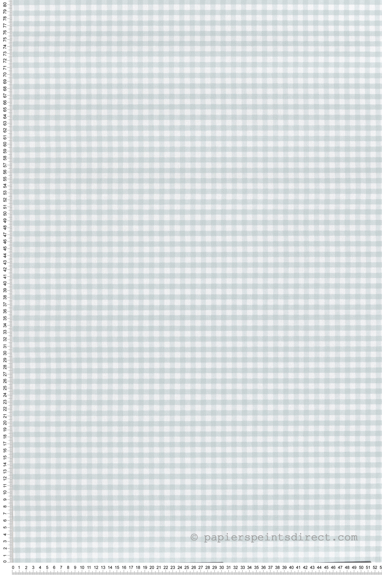 Papier peint Motif Vichy bleu d'eau - Garden Party 2 de Montecolino | Réf. MC-8392
