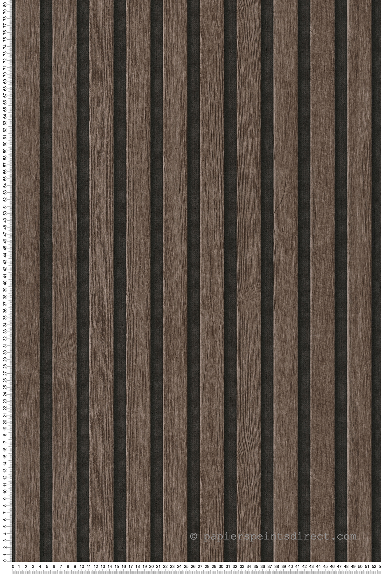 Papier peint Tasseaux Bois Chêne brun - Pintwalls 2 d'A.S. Création | Réf. AS-391093