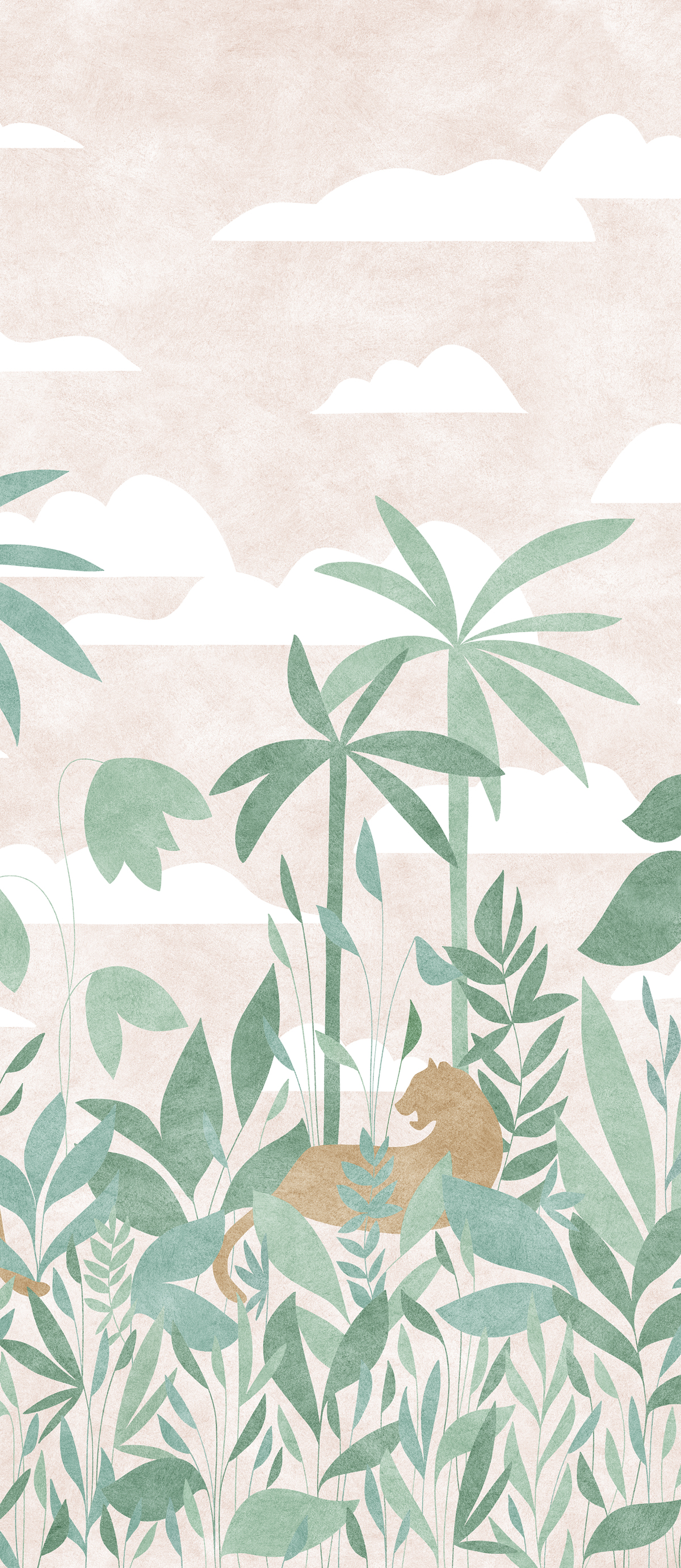 Papier peint panoramique Paradis des Tigres Jour B - 4/5/6 - Isidore Leroy