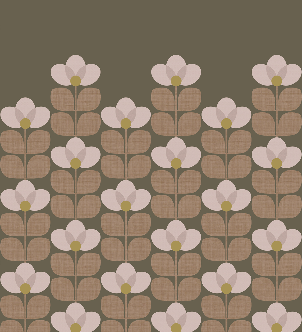 Papier peint panoramique Flower Graphique Sous-bois A+B - 1/2/3/4/5/6 - Isidore Leroy